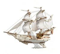 Puzzle 3D en bois de bateau d'elfe victorien, 386 pièces