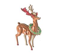 Puzzle 3d En Bois De Noël En Trois Dimensions, Jouet Familial, Décoration De Table, Puzzle Créatif, Éducatif, Cadeau