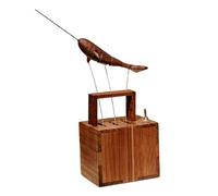 Puzzle 3D en bois - DIY - Steampunk - Le poisson du diable - Modèle biologique 3D - Kit de construction en bois - Cadeau artisanal pour adultes (version kit)
