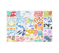 Puzzle 3D en Bois,Expérience Immersive Parent-Fils | Modèle Animal 3D à Construire | pour École Chambre Étude Enfants Garçons