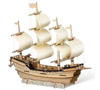 Puzzle 3D en Bois Modèle de Voilier à Assembler pour Adultes | Maquette Bateau à Construire Débutant, Décor pour Bibliothèque, Interaction Parent-garçon et Filles