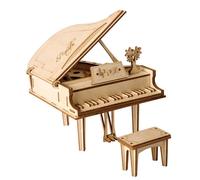 Puzzle 3d en bois piano