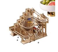 Puzzle 3D en bois pour adultes | Jeu de construction à faire soi-même pour l'esprit | Kit de puzzle mécanique avec engrenages et parcours de billes | pour soulager le stress, garçons, femmes