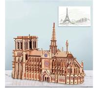 Puzzle 3D en bois pour la cathédrale Notre-Dame, maquettes de bâtiments, puzzle, décoration parfaite - noël - anniversaire - mariage - halloween - decoration anniverssaire - decoration mariage - hallo