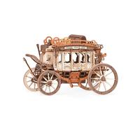 Puzzle 3D en bois - ROBOTIME - AMKA1 - Boîte à musique «Greensleeves» - Mécanisme à ressort - 253 pièces