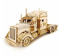 Puzzle 3d En Bois Robotime Tracteur Américain