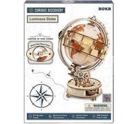 Puzzle 3D en bois Rokr Globe lumineux à LED E