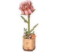 ROBOTIME Kit de construction Pink Rose TW041 Bois 21 x 8,5 x 6,5