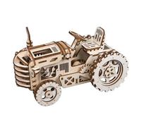 Puzzle De Tracteur Mécanique En Bois Robotime 3d