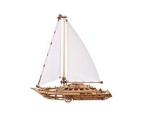 Puzzle 3D en bois - Ugears - Rêve de Sérénité - 365 pièces - Niveau moyen - Voilier mécanique