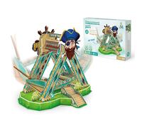 Puzzle 3d en carton de l'attraction bateau pirate avec lumières et musique.