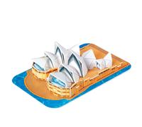Puzzle 3d en carton de l'opéra de sydney. 30 pièces.