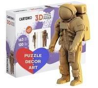 Puzzle 3D en carton Sculpture Astronaute Age 14 ans 163 pièces environ 18 cm H