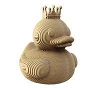 Puzzle 3D en carton Sculpture Canard Age 14 ans 104 pièces environ 18 cm H