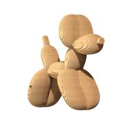 Puzzle 3D en carton Sculpture Motif chien ballon 14 ans 122 pièces Hauteur environ 18 cm