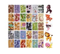 Puzzle 3D en forme d'animal - 30 pièces - Multicolore - Puzzle éducatif en papier 3D - Pour filles maternelles, maternelles, salles de ureau d'écriture et cadeaux de fête