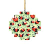 Puzzle 3D en forme de brique d'art - Brique - Décoration d'intérieur - Coccinelles - Imprimé dessin animé