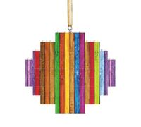 Puzzle 3D en forme de brique d'art - Brique - Décoration d'intérieur - Couleur - Impression en bois