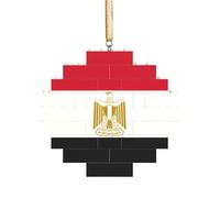 Puzzle 3D en forme de brique d'art - Brique - Décoration d'intérieur - Drapeau égyptien