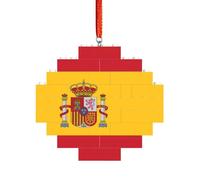 Puzzle 3D en forme de brique d'art - Brique - Décoration d'intérieur - Drapeau espagnol