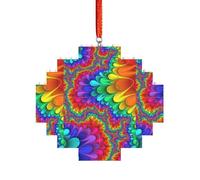 Puzzle 3D en forme de brique d'art - Brique - Décoration d'intérieur - Impression couleur vive