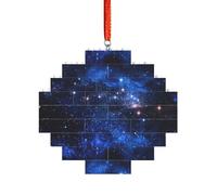 Puzzle 3D en forme de brique d'art - Brique - Décoration d'intérieur - Impression de nuit galaxie