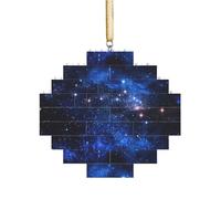 Puzzle 3D en forme de brique d'art - Brique - Décoration d'intérieur - Impression de nuit galaxie