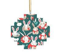 Puzzle 3D en forme de brique d'art - Brique - Décoration d'intérieur - Lapins