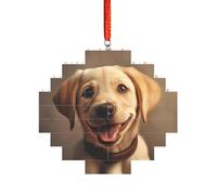 Puzzle 3D en forme de brique d'art - Brique - Décoration d'intérieur - Motif chien labrador mignon