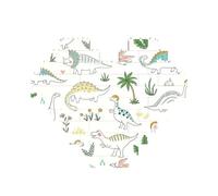 Puzzle 3D en forme de cœur en forme de dinosaure - Blocs de construction 30 pièces - Cadeau relaxant