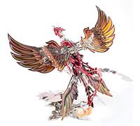 Puzzle 3D en métal animal, steampunk Bug mécanique Phoenix - Kit de modélisation avec transmission mécanique, bloc de montage DIY, puzzle, cadeau, décoration de bureau - Boîte aveugle de Noël