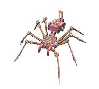Puzzle 3D en métal avec araignée - Modèle d'assemblage d'insectes mécaniques 3D - Affichage créatif pour les amateurs d'art (204 pièces)