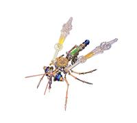 Puzzle 3D en métal de 223 pièces - Kit de modélisation - Moustique Steampunk DIY - Modèle d'insecte mécanique - Cadeau de décoration pour anniversaire et Noël