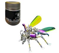 Puzzle 3D en métal, insectes, steampunk Bug mécanique, guêpe, kit de modélisation, bloc de montage, puzzle, cadeau, décoration de bureau (180 pièces)