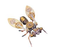 Puzzle 3D en métal - Insectes Steampunk Bug - Nœud papillon mécanique - Kit de modélisme - Bloc de montage DIY - Modèle Drosophile - Cadeau - Décoration de bureau (165 pièces)