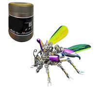 Puzzle 3D en métal - Kit de modélisation - 180 pièces - Bricolage - Insecte mécanique Steampunk - Puzzle en métal - Pour adultes - Décoration cadeau