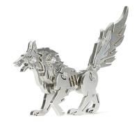 Puzzle 3D en métal Kolotesame Loup pour Adultes, kit de Construction de Loup Sauvage avec Outil, Mini-Figurines en métal pour Homme ou Cadeau pour Les passionnés de Construction 3D
