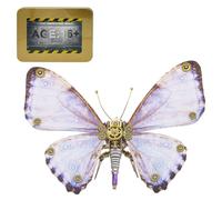 Puzzle 3D en métal Morpho DIY Steampunk - Modèle mécanique en métal pour adulte - Cadeau de décoration créatif (150 pièces)