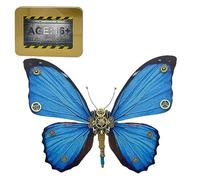 Puzzle 3D en métal Morpho Menelaus DIY Steampunk - Modèle mécanique en métal pour adulte - Cadeau de décoration créatif (150 pièces)