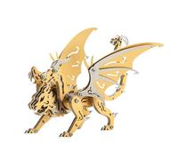 Puzzle 3D en métal pour adultes, 105 pièces 3D à faire soi-même, style punk, créature mythique, chimère, décoration créative pour la maison et le bureau