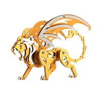 Puzzle 3D en métal pour adultes, 95 pièces 3D à faire soi-même, punk, créature mythique, griffin à queue de scorpion, décoration créative pour la maison et le bureau