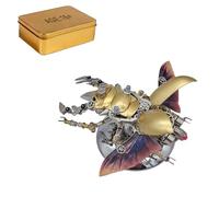 Puzzle 3D en métal pour adultes, kit de modèle mécanique 3D à faire soi-même avec lumière LED colorée, décoration artistique créative pour la maison et le bureau