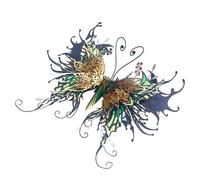 Puzzle 3D en métal pour adultes, kit de modèle papillon steampunk, assemblage sans colle, ailes dégradées artistiques, affichage créatif pour décoration de bureau, facile à assembler pour les