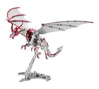 Puzzle 3D en métal pour adultes - Puzzle 3D en métal - Dragon en métal - Puzzle 3D - Cadeau de bureau