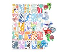 Puzzle 3D en Papier | Développement de la Compétence Motrice Éducative | 25 Modèles de Puzzle 3D | pour École Chambre Étude Fêtes Filles Étudiants