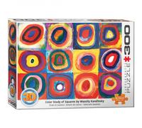 Puzzle - 3D - Étude De Couleurs Carrés - Wassily Kandinsky - 300 Pièces