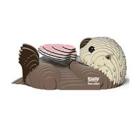 Puzzle 3D - Eugy - Loutre de mer - 60 pièces - 9 x 4,5 cm - Gris/Blanc