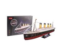 Puzzle 3D EXPLORA Titanic 266 pièces 88 cm lumineux Blanc/Crème Dès 8 ans