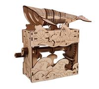 Puzzle 3D Faits À La Main La Baleine Boîte À Musique Maquette en Bois A Construire Cadeaux d'anniversaire Noël