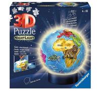 Puzzle 3D Globe Lumineux - Ravensburger - Voyage et cartes - Moins de 100 pièces - Mixte